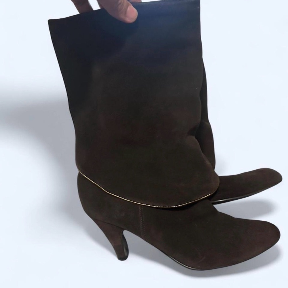 Steve Madden Dark Brown Ankle Booties